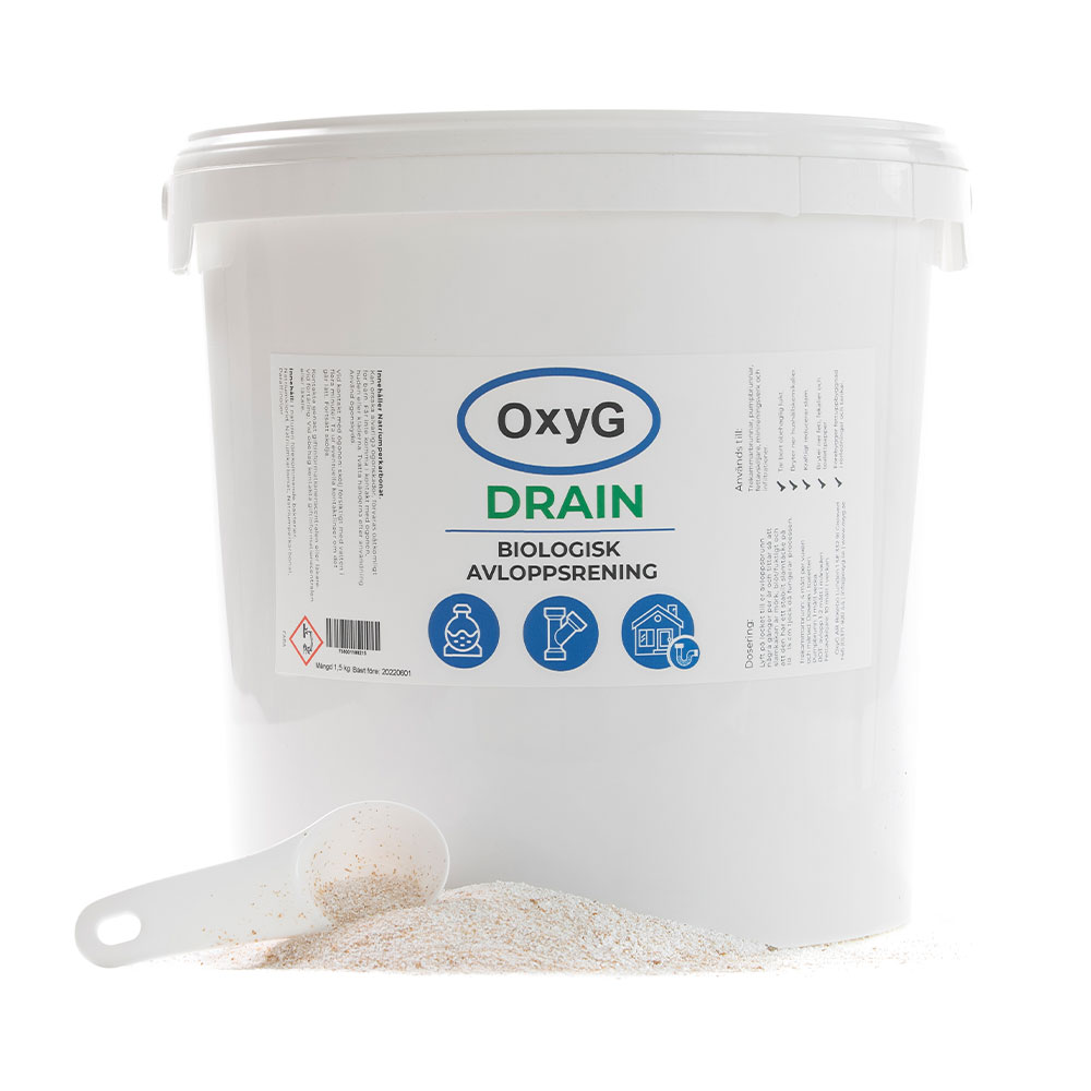 OxyG Drain 10 kg – bakterier för avloppssystem
