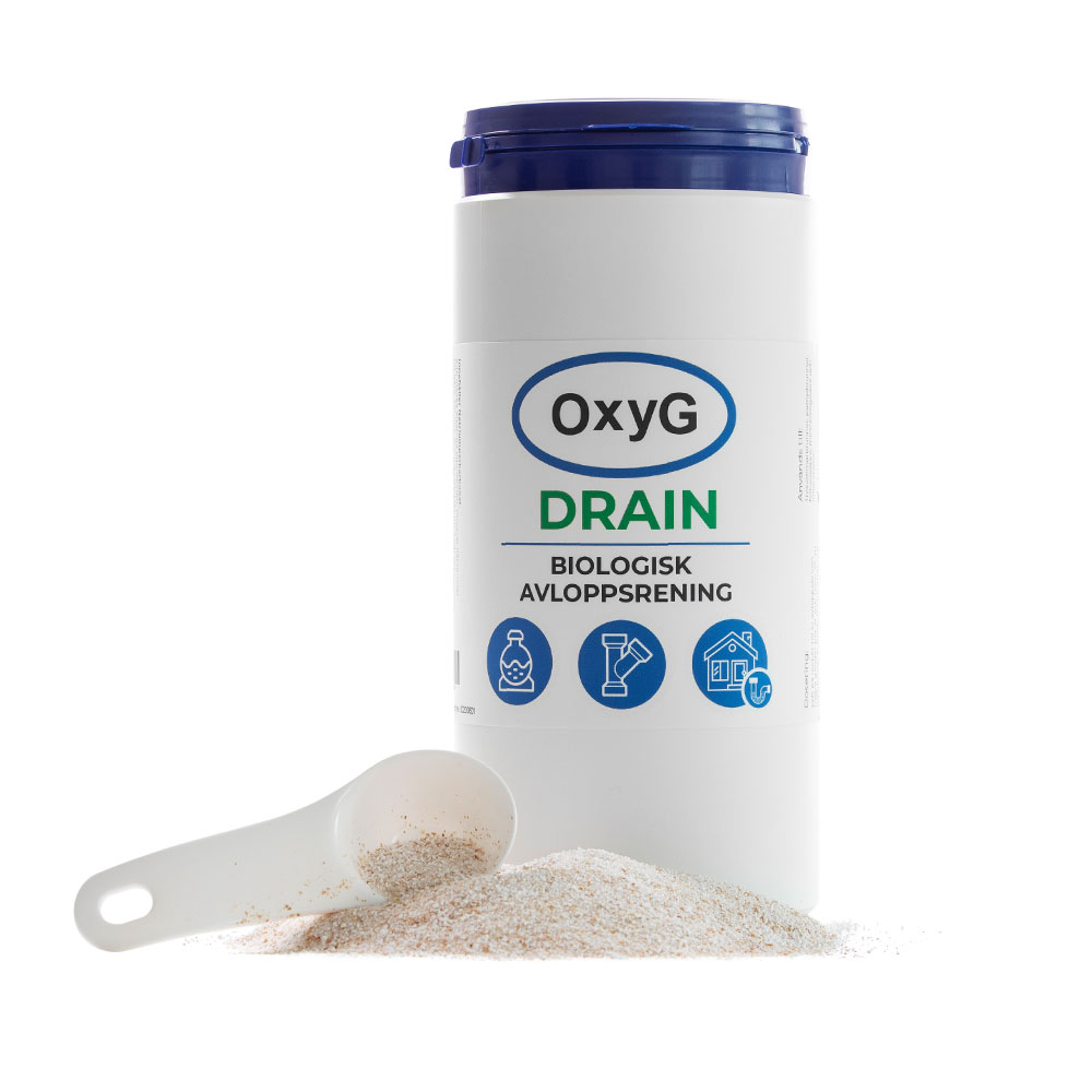 OxyG Drain 1,5 kg – bakterier för avloppssystem